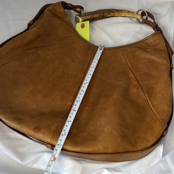 YSL Yves Saint Laurent mombasa brown tusk handle hobo bag - Picture 14 of 16